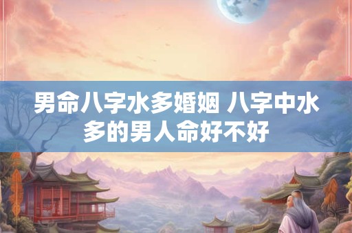 男命八字水多婚姻 八字中水多的男人命好不好