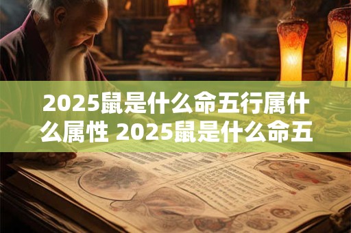2025鼠是什么命五行属什么属性 2025鼠是什么命五行属什么属性的