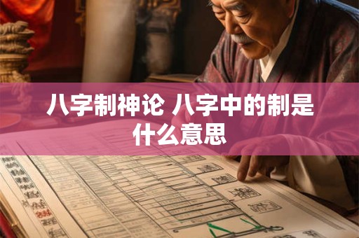 八字制神论 八字中的制是什么意思