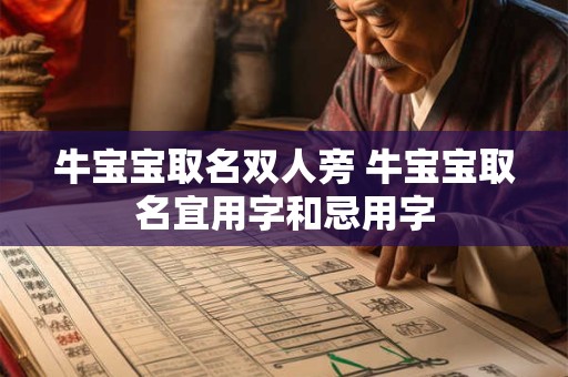 牛宝宝取名双人旁 牛宝宝取名宜用字和忌用字