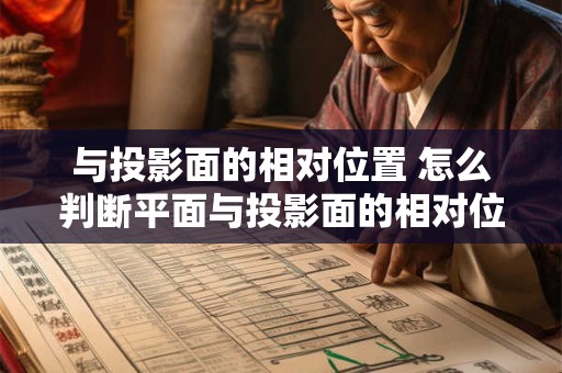 与投影面的相对位置 怎么判断平面与投影面的相对位置