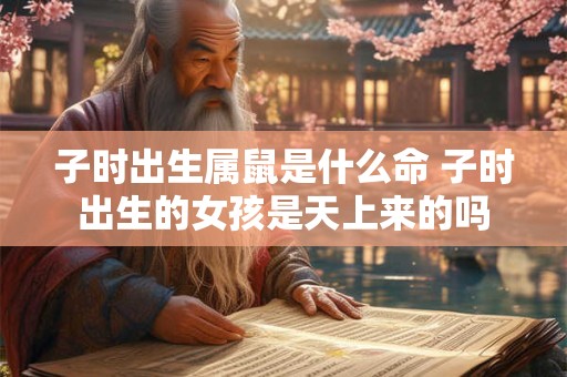 子时出生属鼠是什么命 子时出生的女孩是天上来的吗