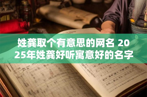 姓龚取个有意思的网名 2025年姓龚好听寓意好的名字