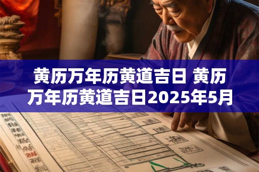黄历万年历黄道吉日 黄历万年历黄道吉日2025年5月