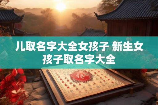 儿取名字大全女孩子 新生女孩子取名字大全
