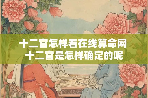 十二宫怎样看在线算命网 十二宫是怎样确定的呢