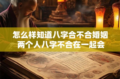 怎么样知道八字合不合婚姻 两个人八字不合在一起会怎么样