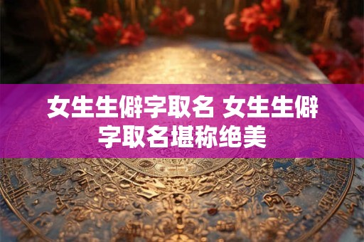 女生生僻字取名 女生生僻字取名堪称绝美