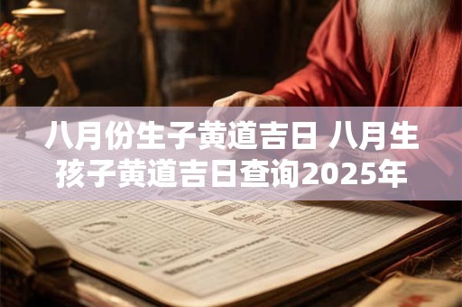 八月份生子黄道吉日 八月生孩子黄道吉日查询2025年