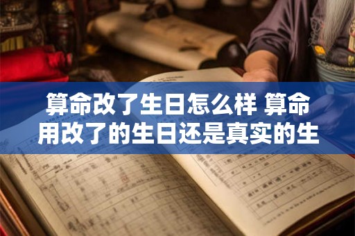 算命改了生日怎么样 算命用改了的生日还是真实的生日