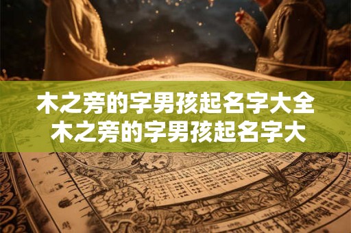 木之旁的字男孩起名字大全 木之旁的字男孩起名字大全四个字