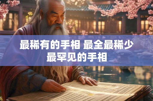 最稀有的手相 最全最稀少最罕见的手相
