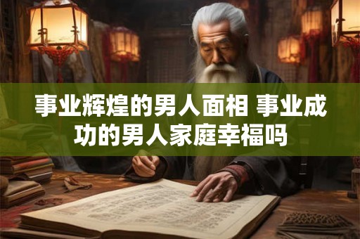 事业辉煌的男人面相 事业成功的男人家庭幸福吗