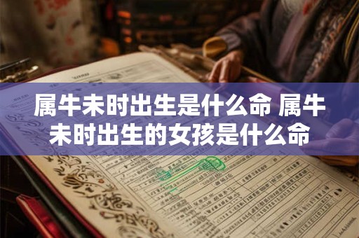 属牛未时出生是什么命 属牛未时出生的女孩是什么命