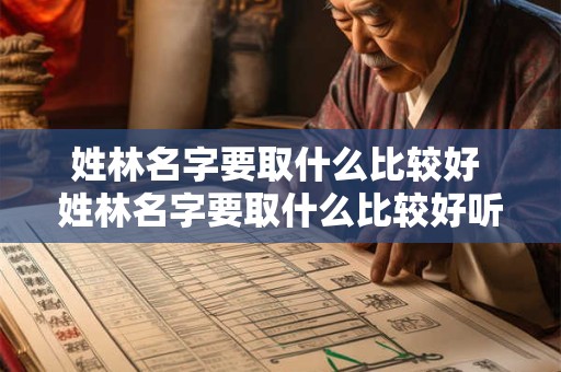 姓林名字要取什么比较好 姓林名字要取什么比较好听男孩