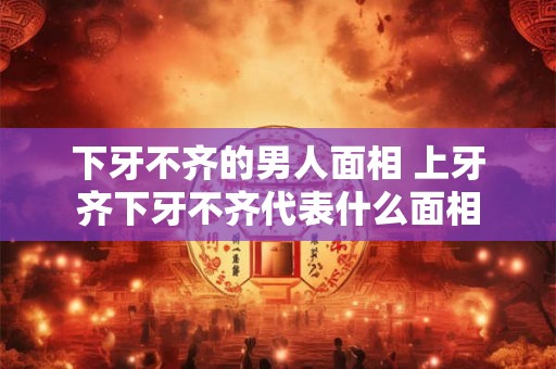 下牙不齐的男人面相 上牙齐下牙不齐代表什么面相