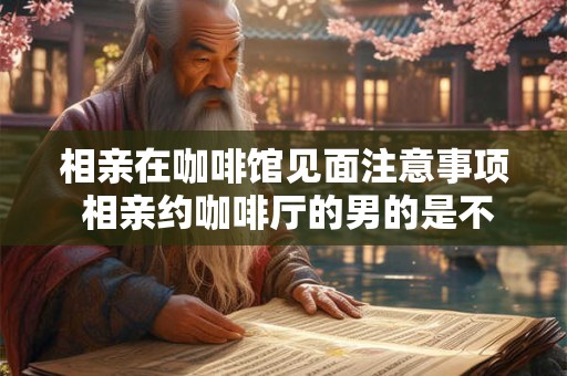 相亲在咖啡馆见面注意事项 相亲约咖啡厅的男的是不是都比较老道