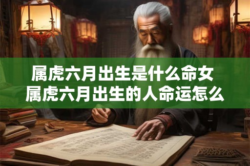 属虎六月出生是什么命女 属虎六月出生的人命运怎么样