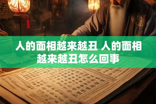人的面相越来越丑 人的面相越来越丑怎么回事