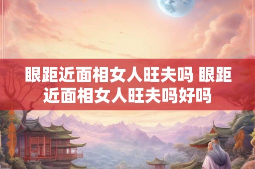 眼距近面相女人旺夫吗 眼距近面相女人旺夫吗好吗
