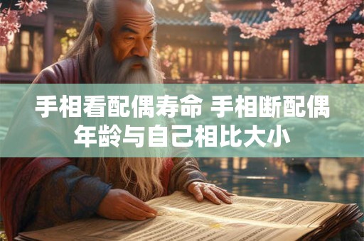 手相看配偶寿命 手相断配偶年龄与自己相比大小
