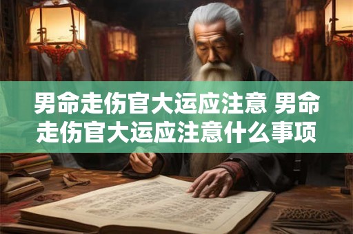 男命走伤官大运应注意 男命走伤官大运应注意什么事项
