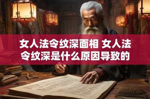女人法令纹深面相 女人法令纹深是什么原因导致的