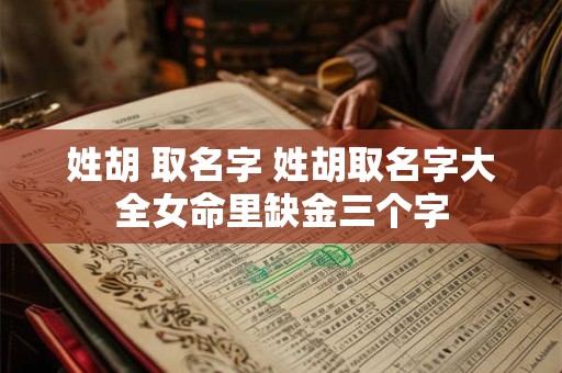 姓胡 取名字 姓胡取名字大全女命里缺金三个字 姓胡 取名字 姓胡取名字大全女命里缺金三个字