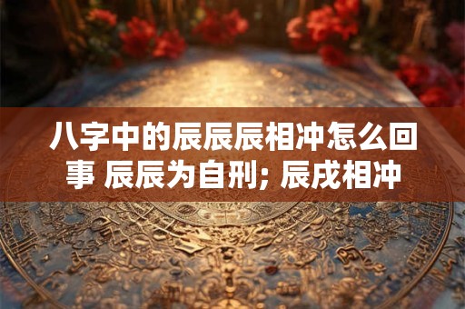 八字中的辰辰辰相冲怎么回事 辰辰为自刑; 辰戌相冲