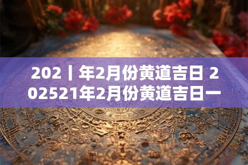 202丨年2月份黄道吉日 202521年2月份黄道吉日一览表