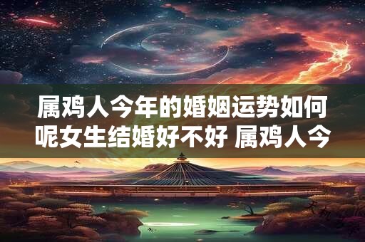 属鸡人今年的婚姻运势如何呢女生结婚好不好 属鸡人今年的婚姻运势如何呢女生结婚好不好呀