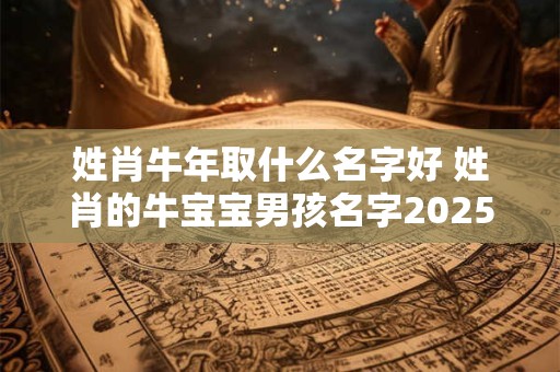 姓肖牛年取什么名字好 姓肖的牛宝宝男孩名字2025