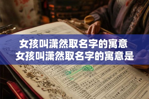 女孩叫潇然取名字的寓意 女孩叫潇然取名字的寓意是什么