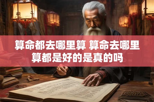 算命都去哪里算 算命去哪里算都是好的是真的吗