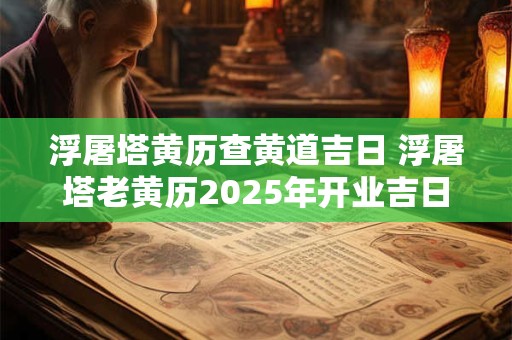 浮屠塔黄历查黄道吉日 浮屠塔老黄历2025年开业吉日