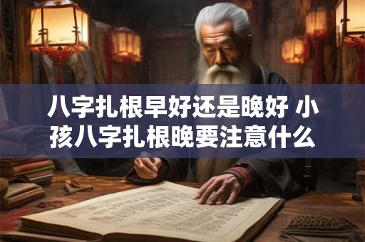 八字扎根早好还是晚好 小孩八字扎根晚要注意什么