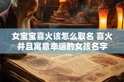 女宝宝喜火该怎么取名 喜火并且寓意幸运的女孩名字