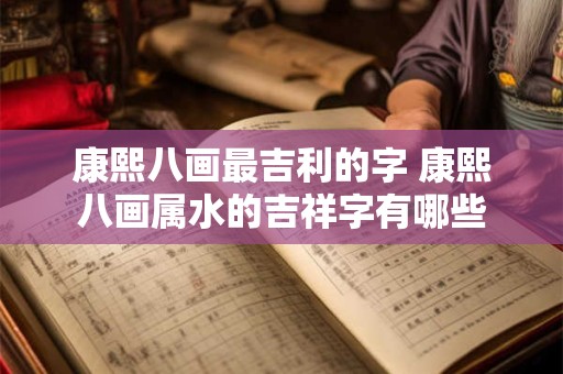 康熙八画最吉利的字 康熙八画属水的吉祥字有哪些