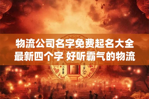 物流公司名字免费起名大全最新四个字 好听霸气的物流公司名字大全(4)