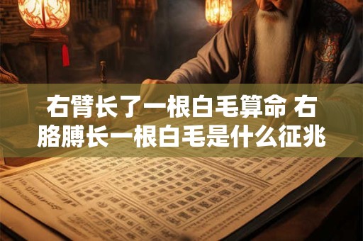 右臂长了一根白毛算命 右胳膊长一根白毛是什么征兆
