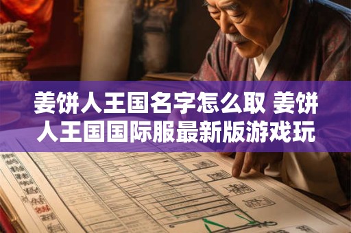 姜饼人王国名字怎么取 姜饼人王国国际服最新版游戏玩法