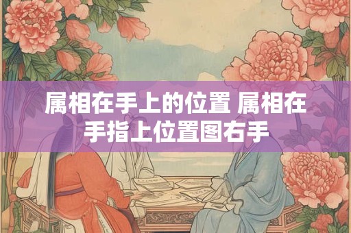 属相在手上的位置 属相在手指上位置图右手
