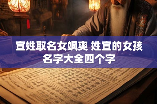 宣姓取名女飒爽 姓宣的女孩名字大全四个字