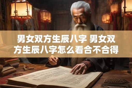男女双方生辰八字 男女双方生辰八字怎么看合不合得来