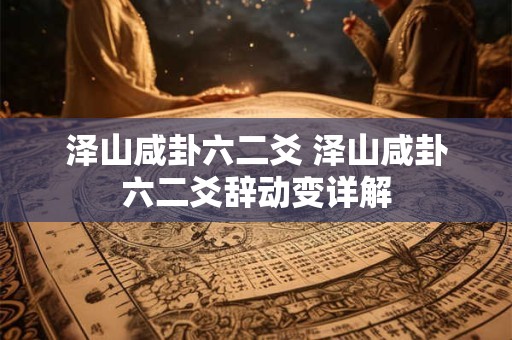 泽山咸卦六二爻 泽山咸卦六二爻辞动变详解