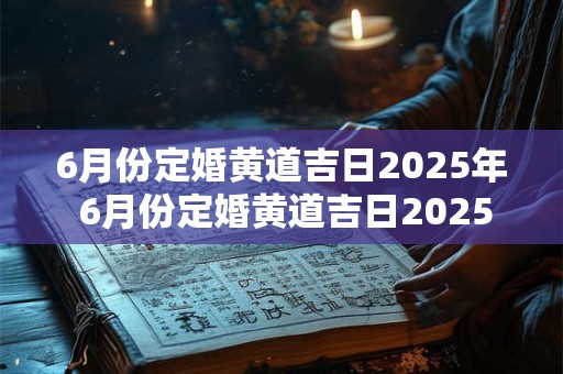 6月份定婚黄道吉日2025年 6月份定婚黄道吉日2025年是哪一天