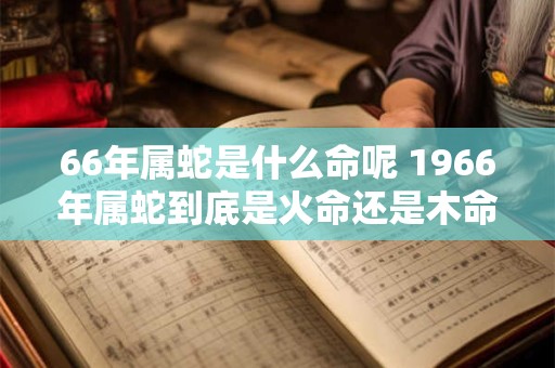 66年属蛇是什么命呢 1966年属蛇到底是火命还是木命