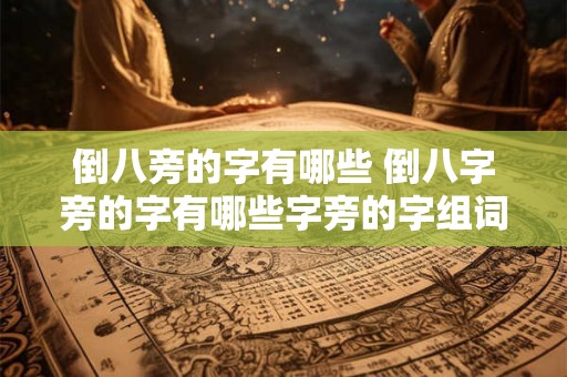 倒八旁的字有哪些 倒八字旁的字有哪些字旁的字组词