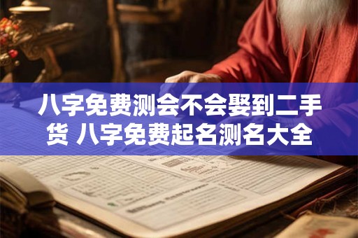 八字免费测会不会娶到二手货 八字免费起名测名大全