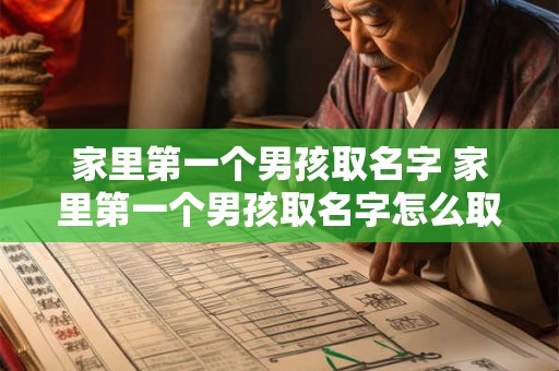 家里第一个男孩取名字 家里第一个男孩取名字怎么取